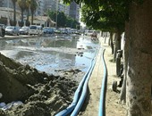 بالصور..استمرار تطوير الصرف الصحى شرق الاسكندرية