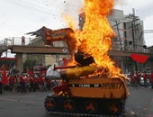 بالصور.. مظاهرات خلال إحياء الذكرى السادسة لـ"مذبحة ماجوينداناو" بالفلبين