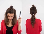بالصور.. جددى شكلك فى الشغل.. اتعلمى تسريحة جديدة فى خطوات سهلة