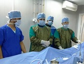 بالصور.. بدء تشغيل قسم قسطرة القلب بمستشفى الخارجة وإجراء أول 10 جراحات