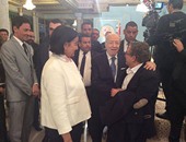 بالفيديو والصور.. الرئيس التونسى يلتقى الفنانين المصريين وضيوف "أيام قرطاج"