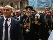البابا تواضروس يرأس صلاة الجنازة على روح الأنبا إبراهام فى القدس