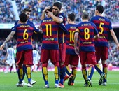بالفيديو.. برشلونة يحطم رقم ريال مدريد بتسجيله 179 هدفا فى 2015