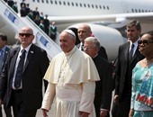 بالصور.. البابا فرنسيس يصل الى أفريقيا الوسطى المحطة الثالثة فى جولته الافريقية