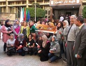 بالصور.. طلاب جامعة القاهرة ينظمون مسيرة ضد التحرش داخل الحرم الجامعى