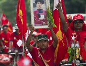 بالصور.. الآلاف يحتشدون فى تجمع انتخابى لدعم زعيمة المعارضة بميانمار