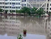 صحافة المواطن.. قارئ يشارك بصور لغرق كلية صيدلة المنصورة فى مياه الأمطار