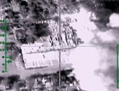 فيديو يظهر تدمير المقاتلات الروسية 500 صهريج نفط تابعة لداعش بسوريا
