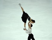 بالصور.. تألق متنافسى كأس الجائزة الكبرى للرقص على الجليد بالصين "ISU"