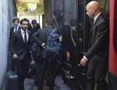 بالصور.. محمد صلاح يصل "الأولمبيكو" مع روما