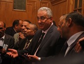 قيادات أمن القليوبية يصلون محكمة شبرا الخيمة لحل أزمة المحامين المعتصمين
