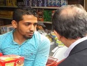 بالفيديو.. محافظ الجيزة لصاحب محل مخالف فى فيصل: "مش عايزين نعورك"