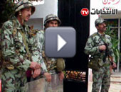 قوات الجيش تؤمن المقار الانتخابية بدوائر الهرم 