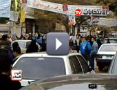 شارع الهرم يشهد تواجد نسائي كثيف للأدلاء بأصواتهن الانتخابية