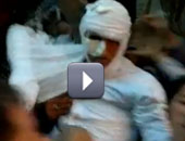 "اليوم السابع" يرصد خروج الجندى المحتجز من مسجد "عباد الرحمن" وسط هتافات المتظاهرين
