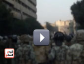 تواجد أمنى مكثف أمام مجلس الوزراء