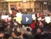 دائرة شبابية خالية من التحرش شعار تظاهرة فتيات مصر أمس 
