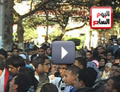 مظاهرة طلاب جامعة عين شمس ضد "العسكرى"