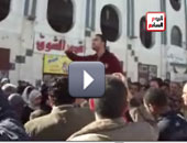 متظاهرو السويس يرددون يسقط يسقط حكم العسكر