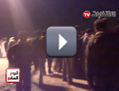 أهالى قرية زهرة بالمنيا يقطعون الطريق الزراعى احتجاجاً على نقص البوتاجاز