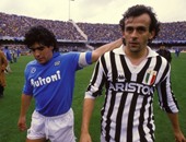 بالصور.. قمة يوفنتوس ونابولى تُحيى ذكرى مواجهة "مارادونا وبلاتينى"