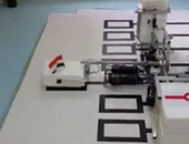 بالفيديو.. طلاب هندسة حلوان يصممون روبوت يكتب "تحيا مصر"