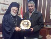 محافظ الإسكندرية يستقبل بطريرك أنطاكية وأورشليم للروم الكاثوليك