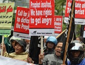 متظاهرون فى جاكرتا يدعون الى "طرد الفرنسيين" من اندونيسيا