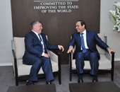 الرئيس السيسى يلتقى ملك الأردن فى جلسة مباحثات خاصة بمنتدى دافوس