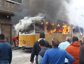 الداخلية: أهالى أجهضوا مخططات إرهابية وضبطوا أحد المتهمين بحرق ترام إسكندرية