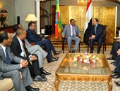 الرئيس السيسى يعقد لقاءات ثنائية مع عدد من زعماء إفريقيا بأديس أبابا