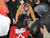 بالصور.. جنازة شعبية ببورسعيد لشهيد الإرهاب الأسود