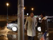بالفيديو..طارق مهدى يتفقد تصريف الأمطار بعد تعرض الإسكندرية لعاصفة رعدية