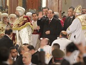 الرئيس السيسى يشهد احتفالات عيد الميلاد بالكاتدرائية لتهنئة الأقباط