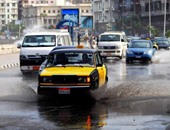 سقوط أمطار متوسطة فى الإسكندرية دون تأثير على حركة المرور