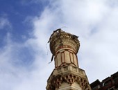 الأحوال الجوية تتسبب فى انهيار مئذنة مسجد أثرى وشرفة منزل بالإسكندرية
