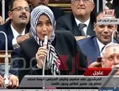 بالفيديو.. نائبة تنسى رقم عضويتها أثناء إعلان ترشحها لمنصب وكيل البرلمان