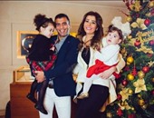 عماد متعب ويارا نعوم يحتفلان برأس السنة مع ابنتيهما تمارا وسيلين