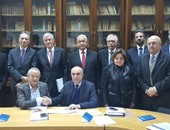 توقيع اتفاقية تعاون بين مؤسسة ساويرس الثقافية والجامعة الفرنسية فى مصر