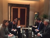 وزيرة التعاون الدولى تجتمع مع رئيس البنك الآسيوى للاستثمار بالعاصمة بكين