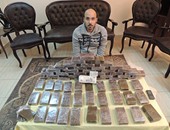 أمن القاهرة يضبط أخطر تاجر مخدرات بحوزته 45 كيلو حشيش فى الزاوية الحمراء 	