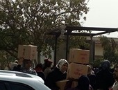 بالصور.. "نادى العاصمة الثانية" بالإسكندرية يوزع 4500 كرتونة سلع غذائية مجانية