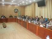 اجتماع السكرتير العام والمساعد لمحافظة المنوفية بلجنة تفتيش التنمية المحلية