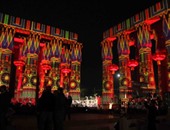 بالصور..الأجراس الصينية تدق بمعبد الأقصر ليلة افتتاح"الثقافى المصرى الصينى"