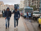 الموجة الباردة تتواصل بالإسكندرية  والأمطار تلاحق المواطنين