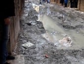 صحافة المواطن.. انفجار ماسورة مياه يغرق شارع بالطالبية والأهالى يستغيثون