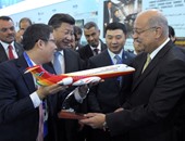 شريف إسماعيل والرئيس الصينى يتفقدان معرض الصين للتكنولوجيا المتقدمة