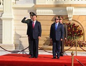 بالصور.. قمة مصرية - صينية.. واستقبال رسمى للرئيس الصينى بقصر القبة