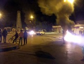 حرق مركز الأمن العام فى سوق الأحد فى مواجهات بين الشرطة ومحتجين