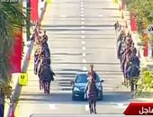 إخلاء ساحة انتظار السيارات بعبدالمنعم رياض قبل زيارة رئيس الصين البرلمان